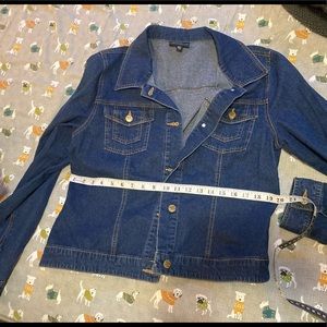 Metro blues denim jean jacket. Has a little stretch. Size 14 T (tall)